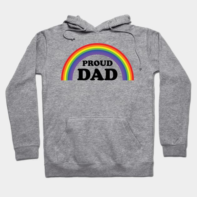 Proud Dad Gay Pride Hoodie by Carpe Tunicam